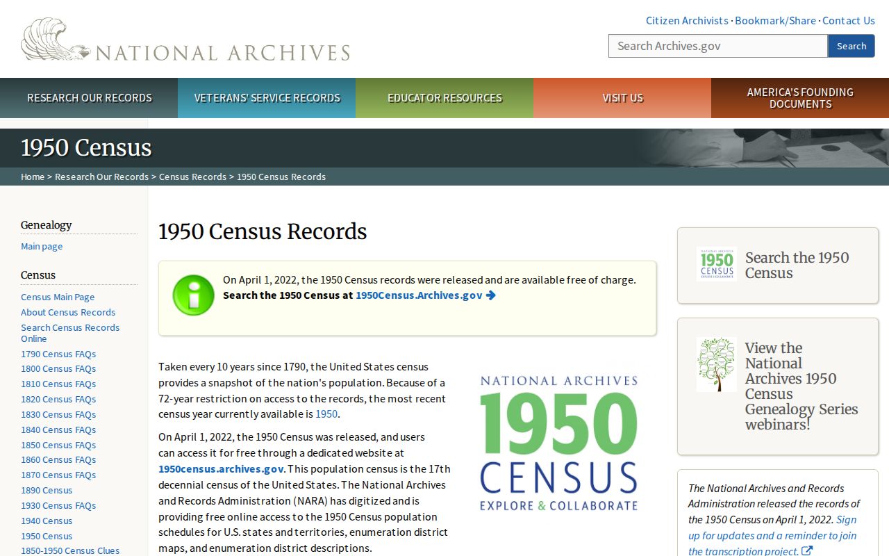 Painesville Township previous residents 1950 Census research resources